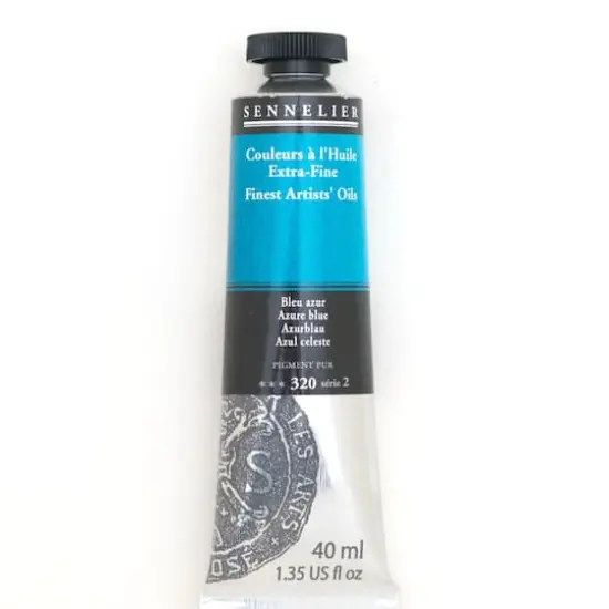 Sennelier Artists' Oil Color, 40mL 320 Azure Blue S2 {1}