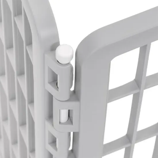 IRIS&reg; Gray 4-Panel Pet Playpen with Door {8}