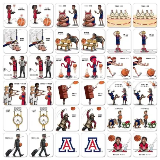 College Team Licensed Memory Match Game Arizona Wildcats {4}