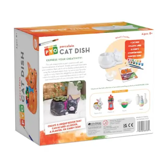 Paint Your Own Porcelain Cat Dish {3}