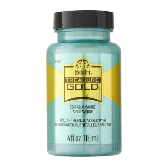 FolkArt&reg; Treasure Gold&trade; Metallic Paint Aquamarine {7}