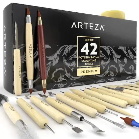 Arteza&reg; 42 Piece Pottery & Clay Sculpting Tools Set {4}