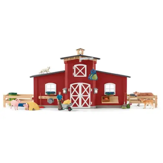 Schleich Farm World Red Barn Playset {4}