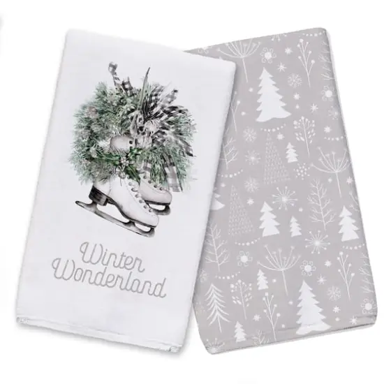 Winter Wonderland Tea Towels - Set of 2 {1}