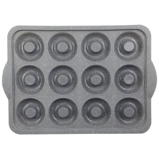 12-Cavity Metal-Reinforced Silicone Mini Donut Pan by Celebrate It&reg; {1}