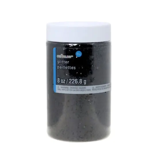 Glitter by Creatology&trade;, 7.7oz. Black {1}