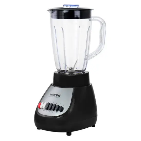 Better Chef Black 50oz. 10-Speed 350-Watt Plastic Jar Blender {1}