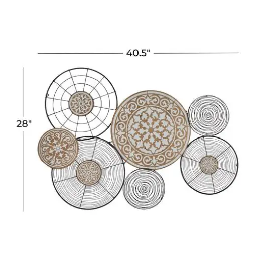 Black Iron & Wood Eclectic Wall D&eacute;cor {9}