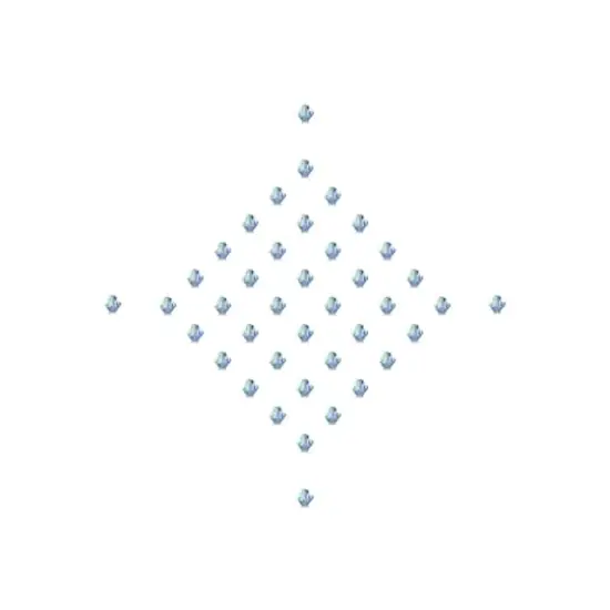 John Bead PRECIOSA 4mm Czech Crystal Bicone Beads, 40ct. Light Sapphire AB {4}