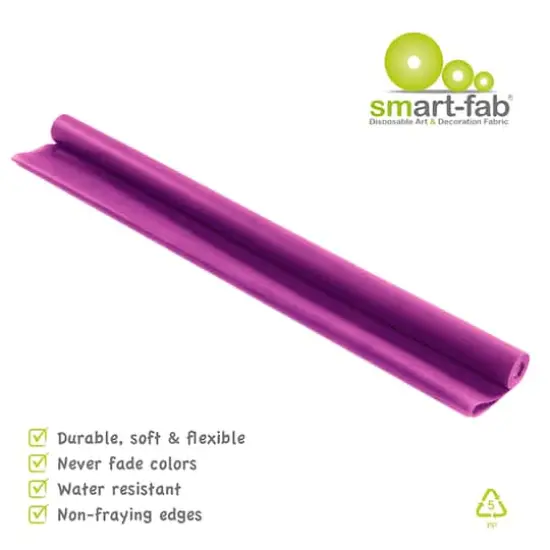 Smart-Fab® Art & Decoration Fabric Roll, 48" x 40ft. Dark Purple {6}