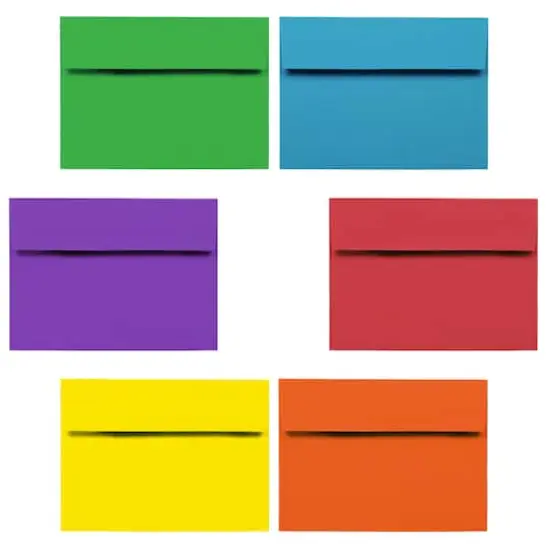 JAM Paper 4.75" x 6.5" Assorted Colors Invitation Envelopes, 150ct. {3}