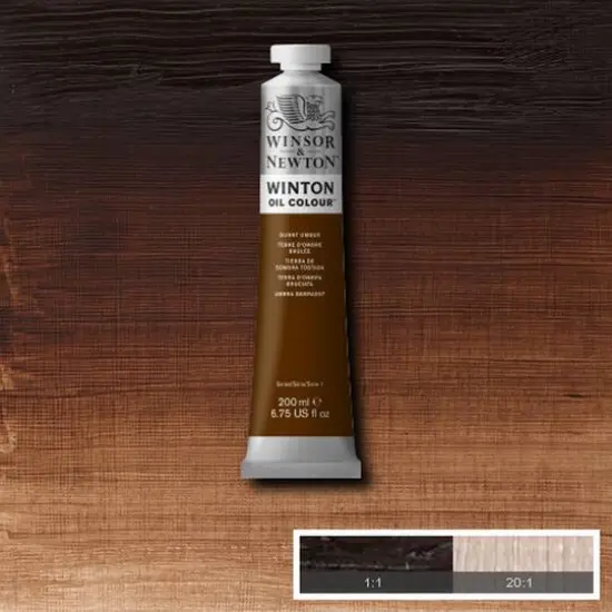 Winsor & Newton™ Winton 6.75oz. Oil Colour™ Paint Burnt Umber {3}