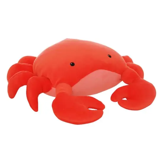 Manhattan Toy&reg; Velveteen Crabby Abby Toy Crab Stuffed Animal {1}