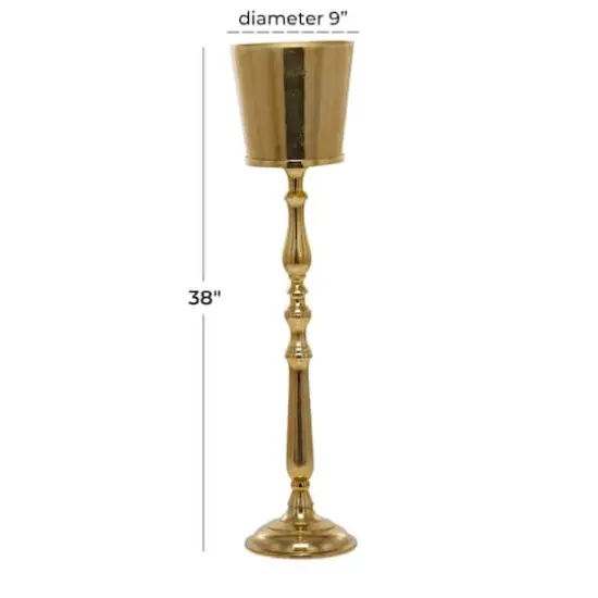 38" Traditional Wine Holder Gold {7}