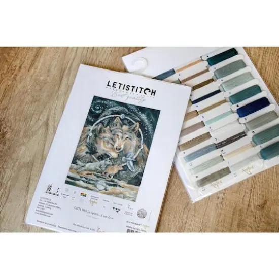 Letistitch In Spirit&hellip;I Am Free Counted Cross Stitch Kit {5}