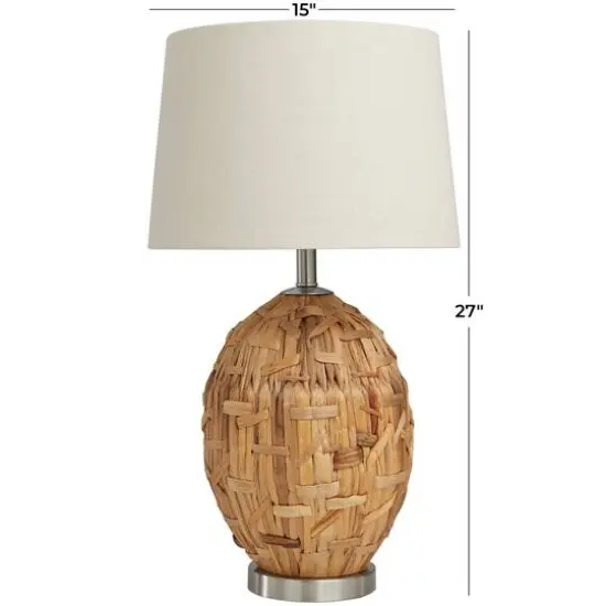 Seagrass Handmade Woven Table Lamp {6}