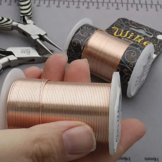 The Beadsmith&reg; Wire Elements&trade; Tarnish Resistant Medium Temper Assorted Gauge Wire Spools, 12ct. Rose Gold {7}