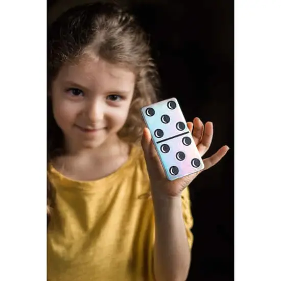 eeBoo Giant Shiny Holographic Foil Dominoes {4}