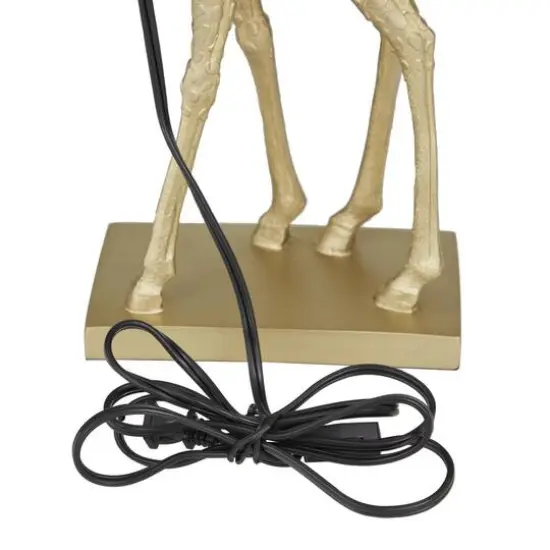 23" Gold Eclectic Accent Lamp {7}