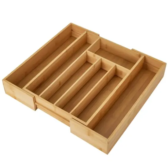 Kitchen Details Bamboo Expandable Cutlery Tray {4}