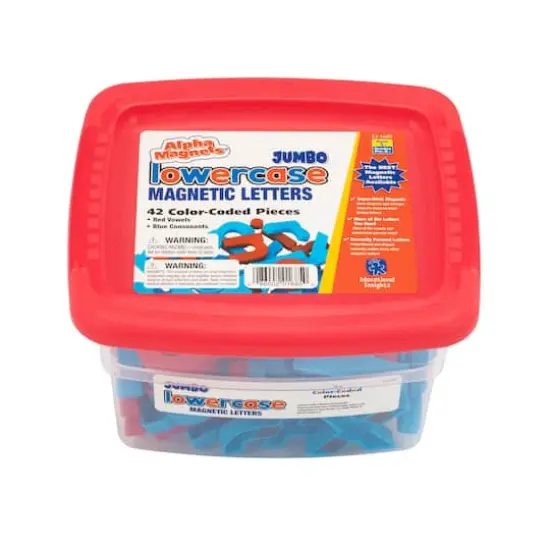 Educational Insights Jumbo Color-Coded Lowercase AlphaMagnets {4}