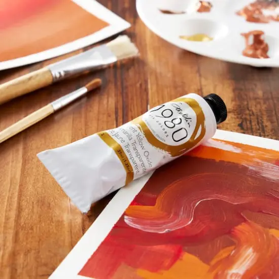 Gamblin 1980 Oil Color, 37mL Transparent Yellow Oxide {3}