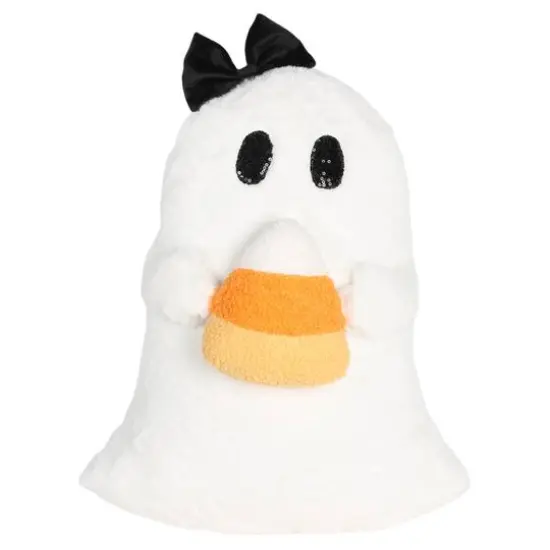 18" Ghost with Candy Corn Pillow by Ashland&reg; {1}