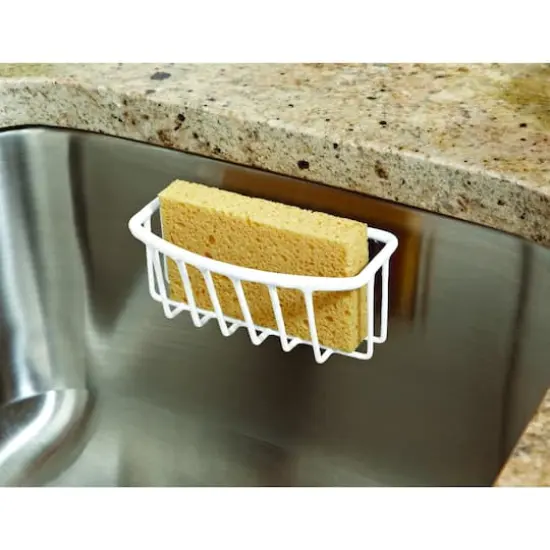 Kitchen Details Sponge Holder White {4}