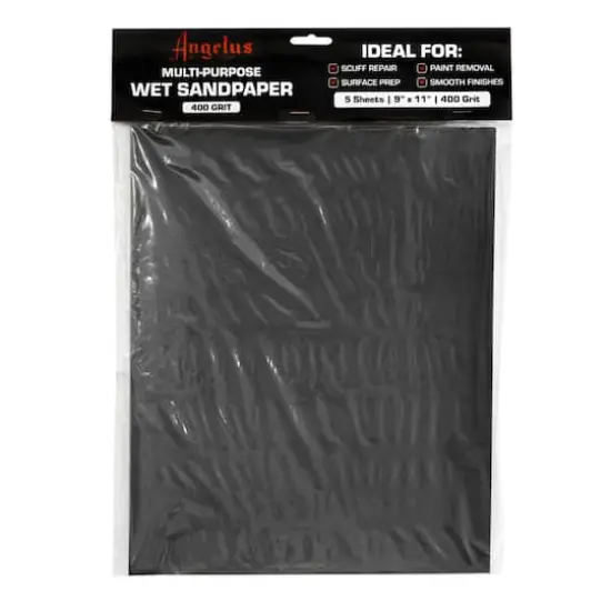 Angelus&reg; 9" x 11" Multi-Purpose Wet Sandpaper Sheets, 5ct. {1}