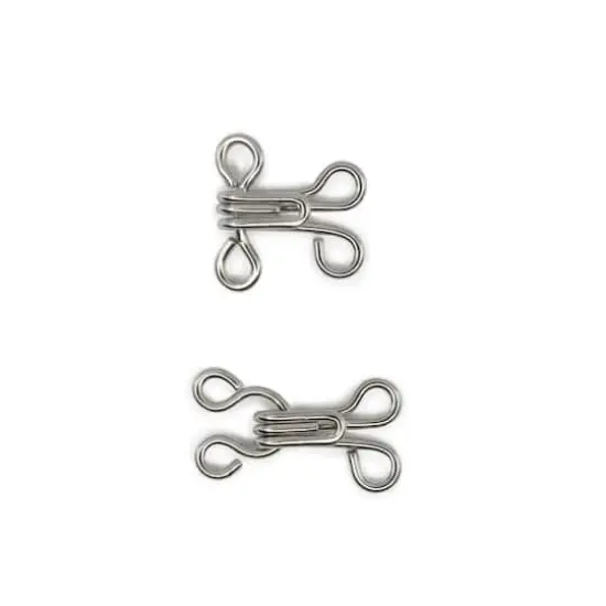 Dritz&reg; Silver Hooks & Eyes, Size 3 {5}