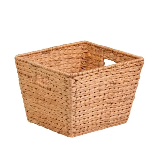 Honey Can Do Large Square Natural Hyacinth Basket {3}