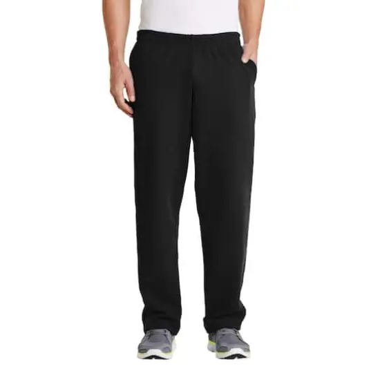 Port & Company&reg; Core Fleece Sweatpant with Pockets Jet Black {1}