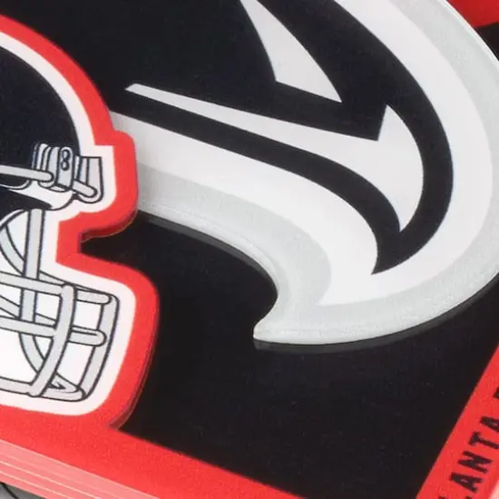 NFL 3D Logo Series Coaster Set Atlanta Falcons {5}