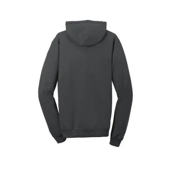 Port & Company&reg; Beach Wash Garment-Dyed Pullover Hooded Adult Sweatshirt Coal {5}