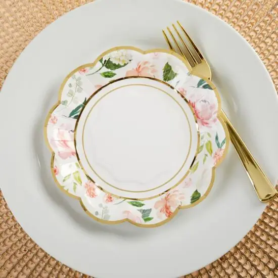 Kate Aspen&reg; 7" Brunch Floral Paper Plates, 32ct. {8}