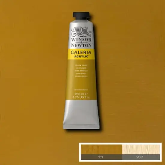 Winsor & Newton&trade; Galeria Acrylic&trade;, 200mL Yellow Ochre {3}