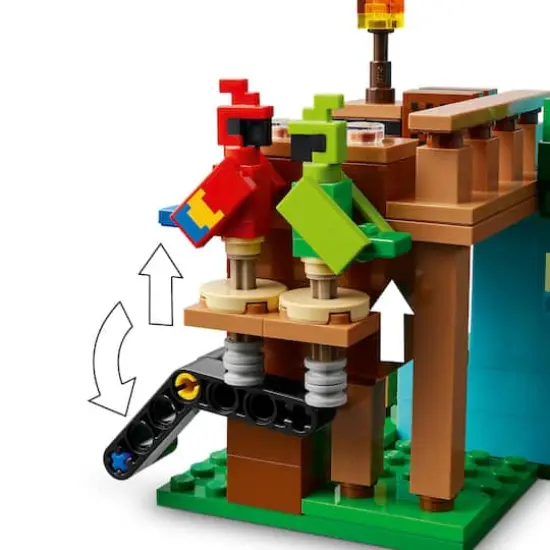 LEGO&reg; Minecraft&reg; The Parrot Houses, Buildable Video-Game Set 21282 {7}