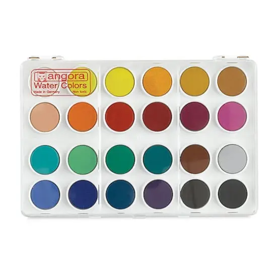 Angora 24 Color Watercolor Pan Set {1}