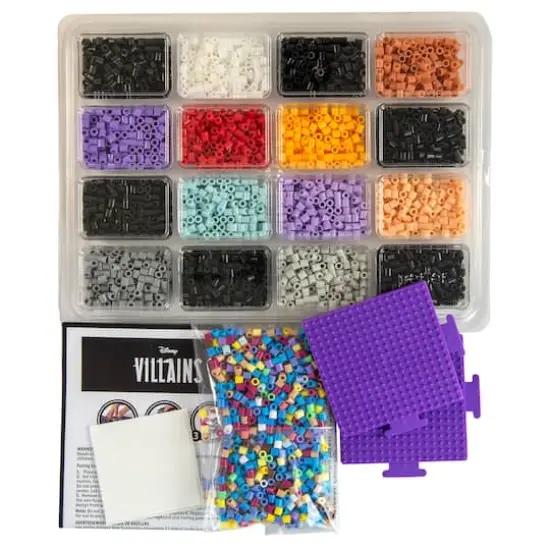 Perler&reg; Disney Villains Deluxe Fused Bead Kit {4}