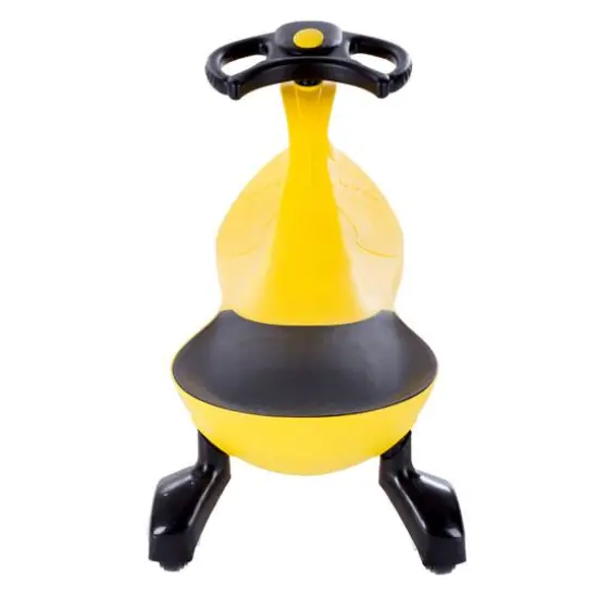 Toy Time Ride-On Zig Zag Car Yellow {6}