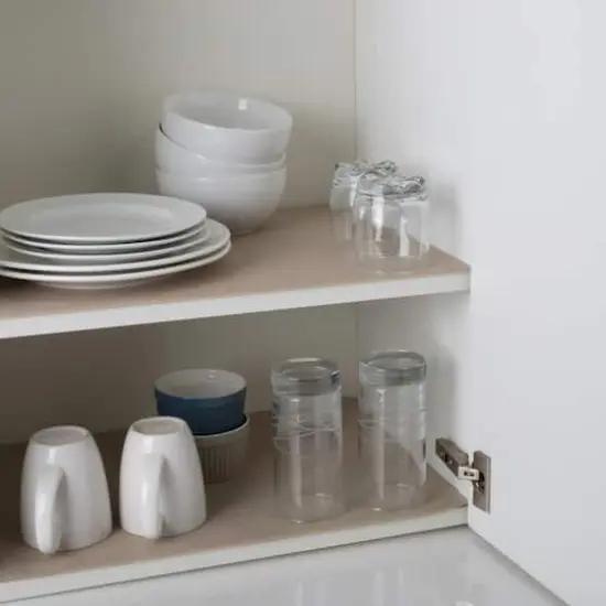 Simplify 17.5ft. Taupe Smooth Surface Shelf Liner {5}