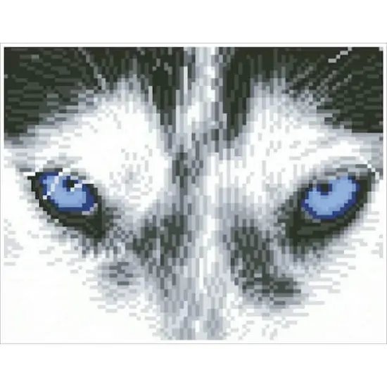 Diamond Dotz&reg; Intermediate Mystic Husky Pre-Framed Diamond Painting Kit {3}