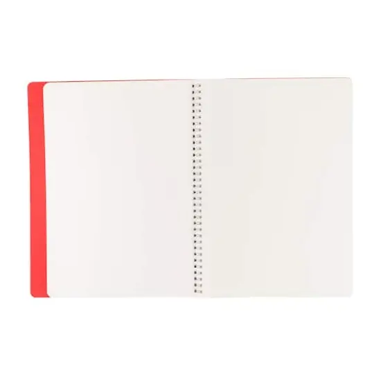 Fabriano® Ecoqua Plus Dotted A4 Hidden Spiral-Bound Notebook Red {5}