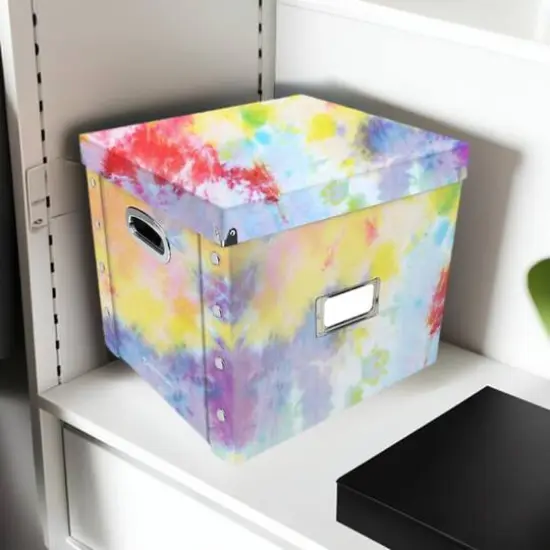 12" Snap-N-Store Tie Dye Vinyl Record Storage Box {5}
