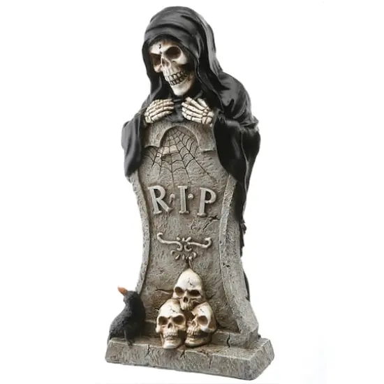 12" Tombstone & Skeleton Reaper {1}