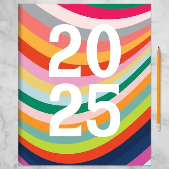 TF Publishing 2025 Color Swoops Large Monthly Planner {7}