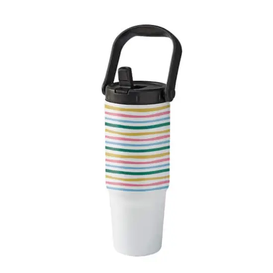 30oz. Stainless Steel Sublimation Travel Tumbler by Make Market® {4}