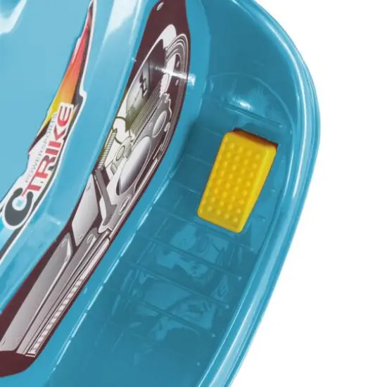 Toy Time Ride-On 3 Wheel Motorcycle Blue {8}