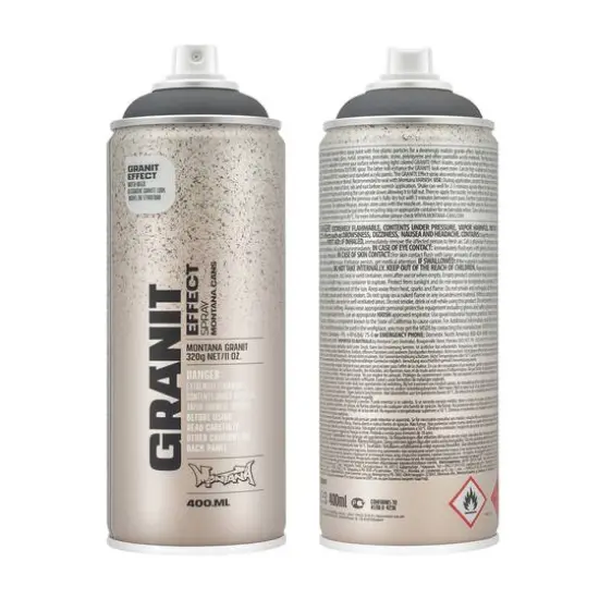Montana&trade; Cans Granit Effect Spray Paint, 400mL Gray {4}
