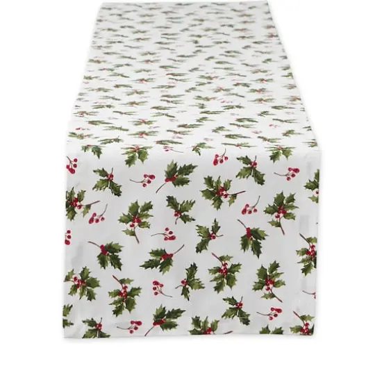 DII&reg; 108" Holly Heritage Table Runner {1}